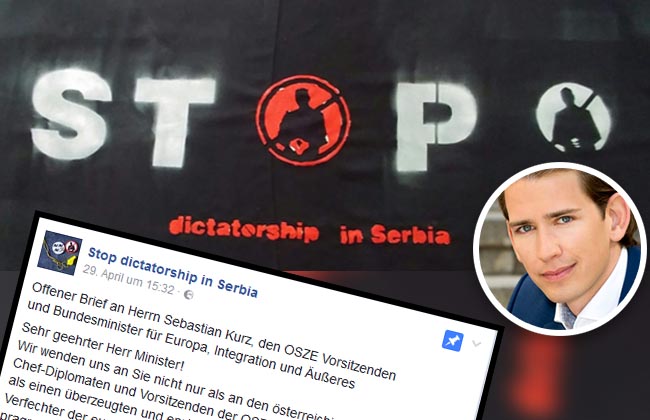 Stop dictatorship in Serbia - Offener Brief