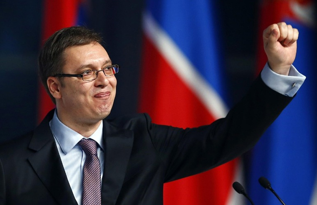 Aleksandar Vucic Serbien Präsident Wahl 2022