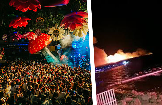 Waldbrand auf Zrće: Kroatisches Hip-Hop-Festival gestoppt! (VIDEO)