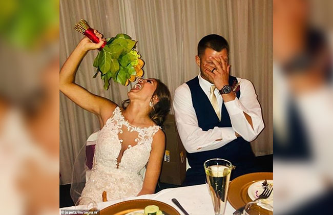 Cousine schenkt der Braut einen Chicken-Nuggets-Strauß! (FOTOS)