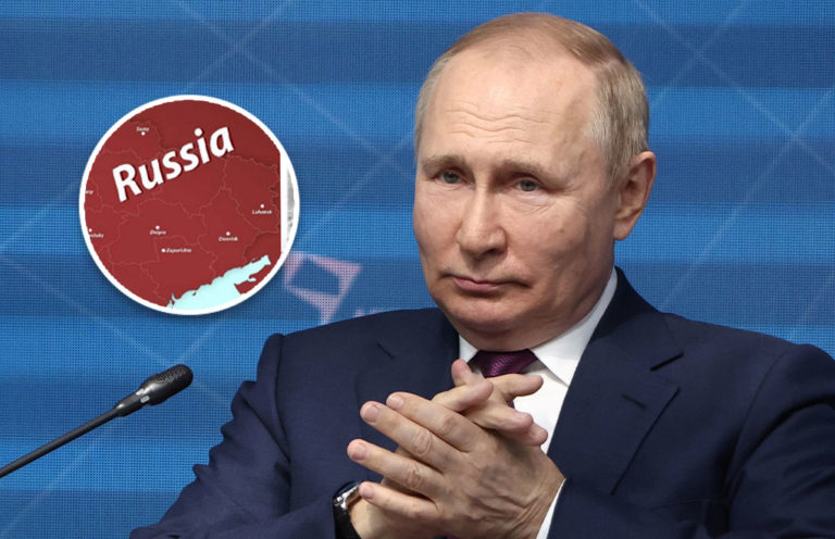Russland zeigt neue Europakarte nach Ukrainekrieg!