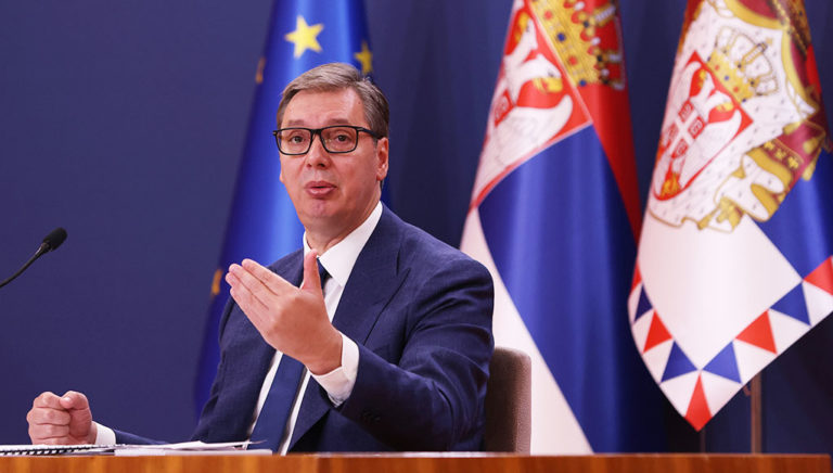 Vucic: „Seit dem 1. November stehen wir unter Sanktionen“