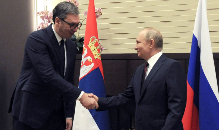 Serbien wird zu diesem Zeitpunkt Sanktionen gegen Russland verhängen