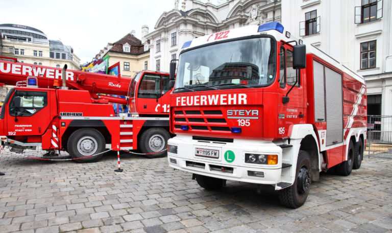 Wiener Berufsfeuerwehr im Dauereinsatz vor Silvester
