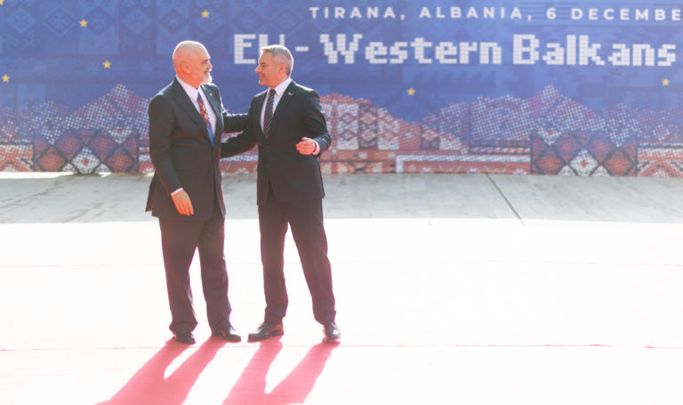 Bundeskanzler Nehammer bei EU-Westbalkan-Gipfel eingetroffen