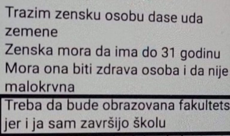 Diese Heiratsanzeige ist der Renner im Netz