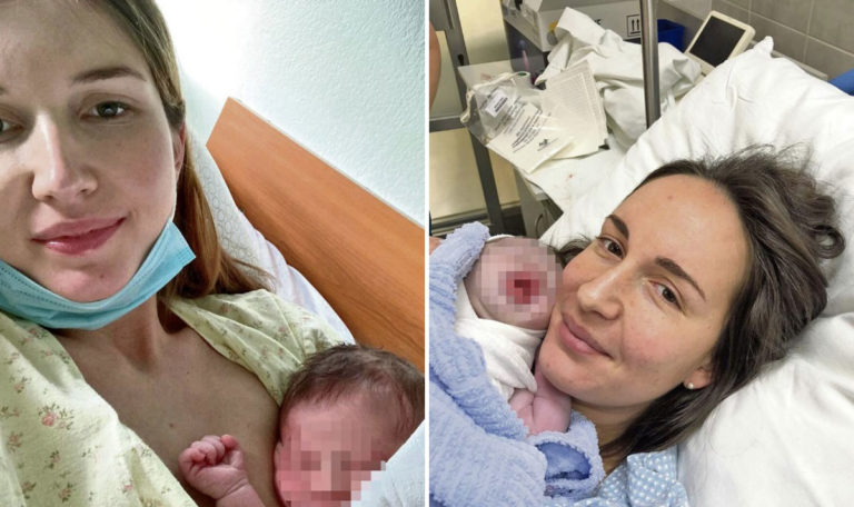 Serbische Schwestern bringen zwei Mal Babys am selben Tag zur Welt