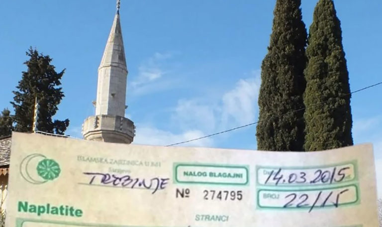 Serbe zahlt jedes Jahr einen freiwilligen Beitrag an die Moschee