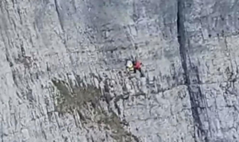Kroatische Bergsteigerin aus Bergnot gerettet