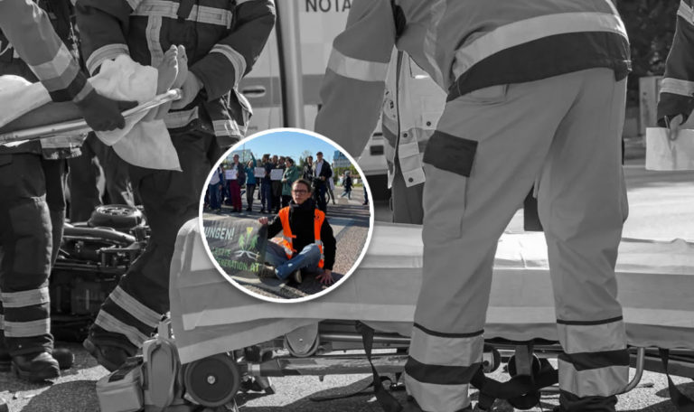 Klimakleber sollen Rettung blockiert haben – Patient stirbt
