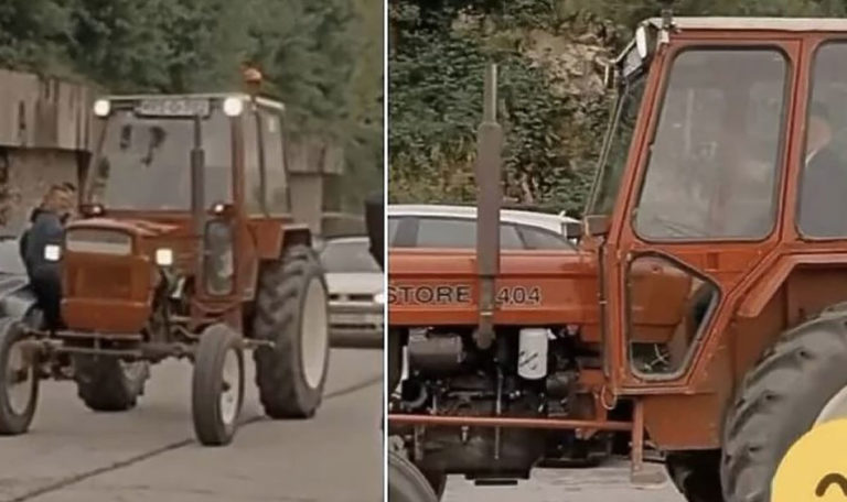 Neuer Trend: Maturant fährt mit Traktor zu seiner Maturafeier (VIDEO)