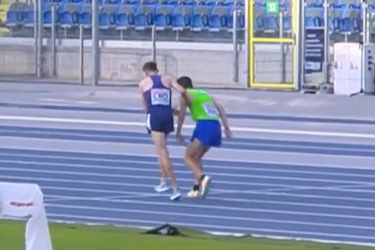 Kroatischer Athlet zeigt beispielhaften Sportsgeist