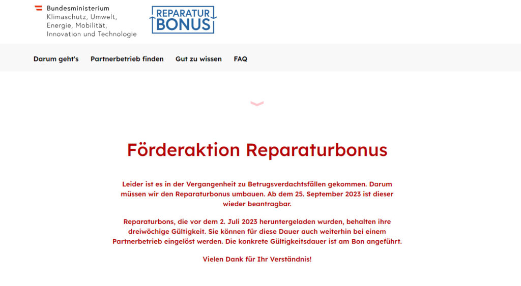 (FOTO: reparaturbonus.at)