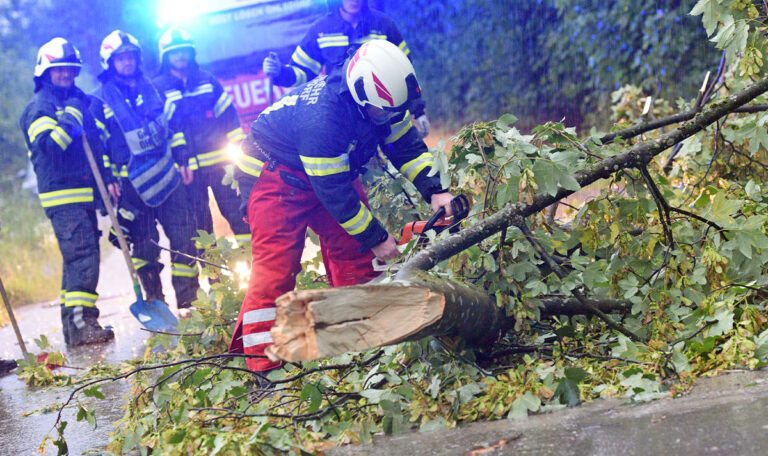 Ein schweres Unwetter auf dem Westbalkan verursachte Schaden