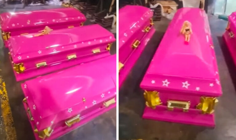 Barbie-Manie erobert Bestattungsbranche! (VIDEO)