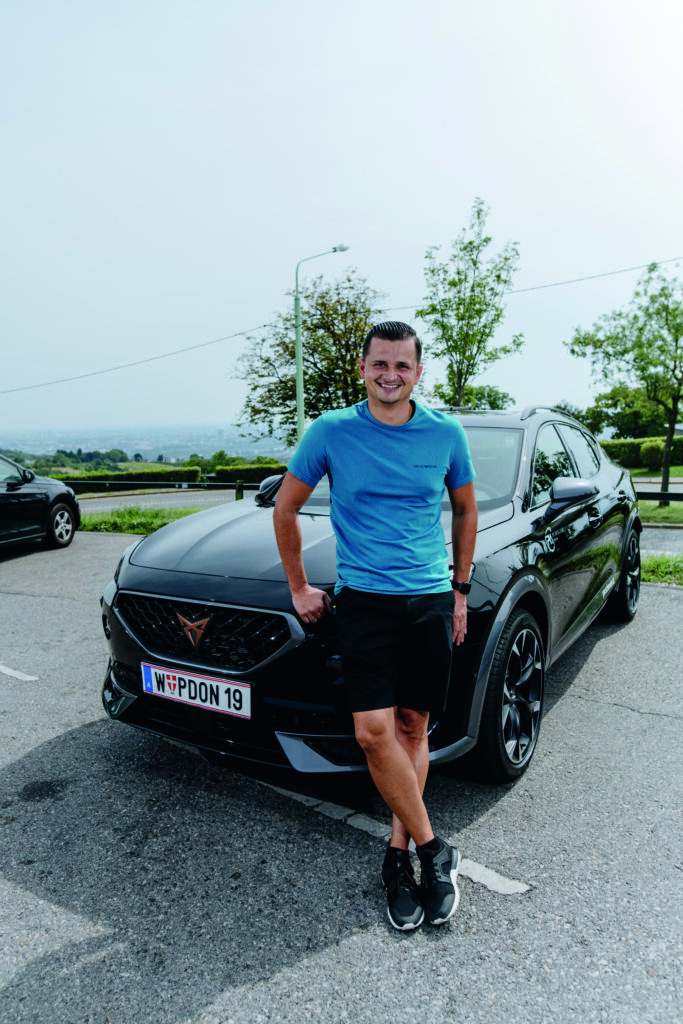 Ein überzeugter Sandro Luković: „Das Auto hat mich sehr positiv überrascht“