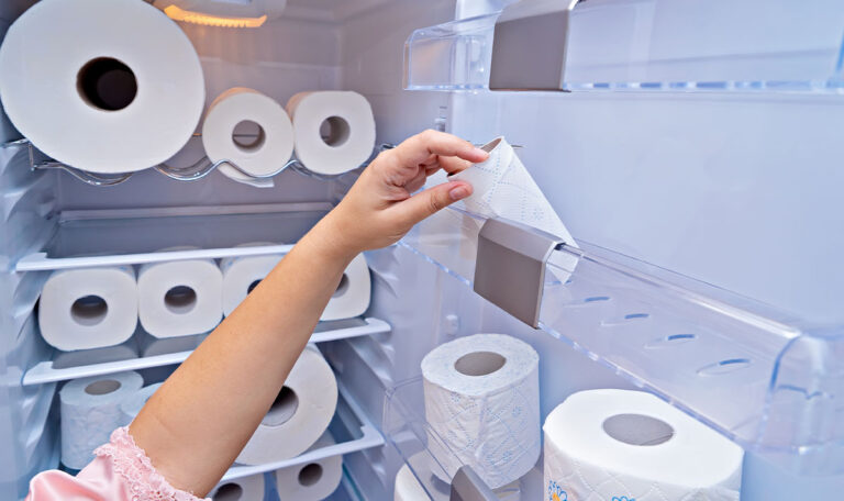 Klopapier im Kühlschrank: Der sensationelle Haushaltstrick!