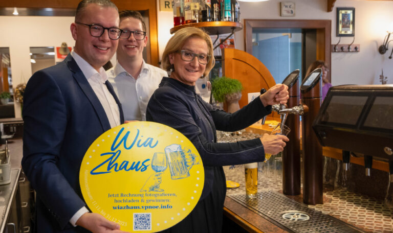 Wirtshausgutscheine: ÖVP stellt Aktion „Wia Zhaus“ vor