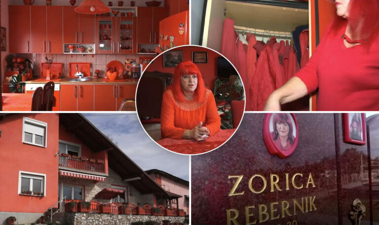 Rote Zorica: Die Frau, die sogar bei der Beerdigung ihrer Mutter in Rot war