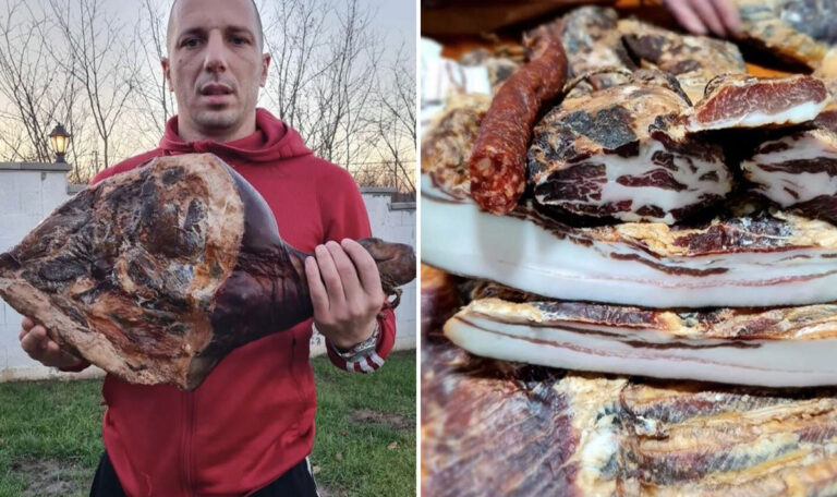 Marko verkauft Schinken für 300 Euro pro Kilo