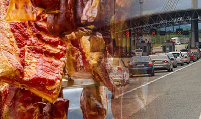 Serbe schmuggelt 200 Kilo Trockenfleisch über Grenze!
