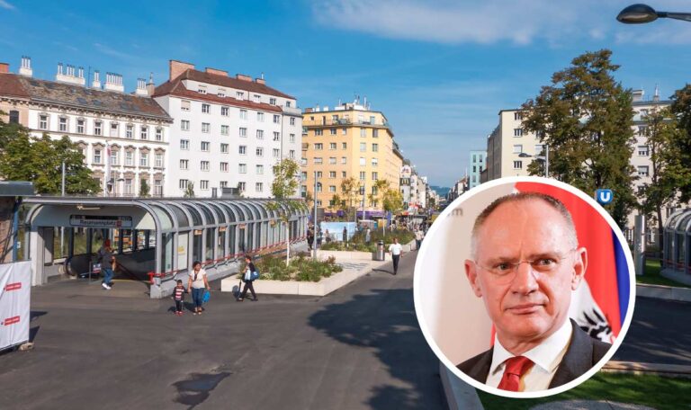 Innenminister Karner will Reumannplatz wieder sicher machen