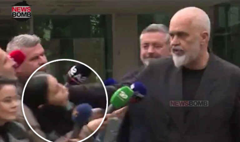 Albanischer Premierminister schubst Journalistin nach kritischer Frage weg