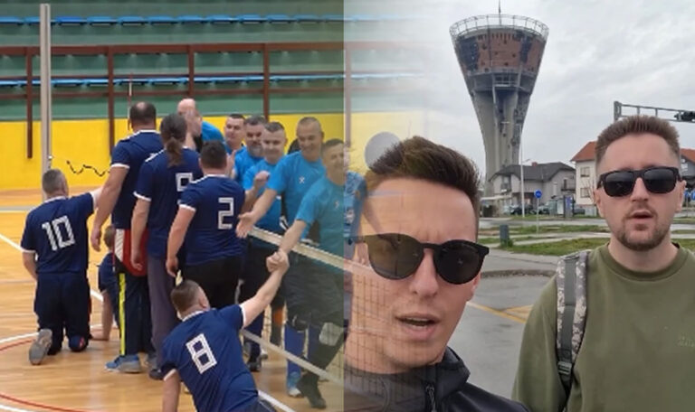 Serben, Bosnier & Kroaten in Vukovar vereint: Kriegsinvaliden spielen Volleyball