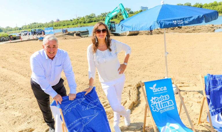 Arena Beach: Neure Sommer-Hotspot an der Neuen Donau soll bis Mai fertig sein