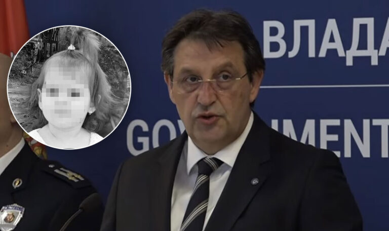 Srpski ministar policije: „Otac je zaustavio auto u kome se nalazila Danka“