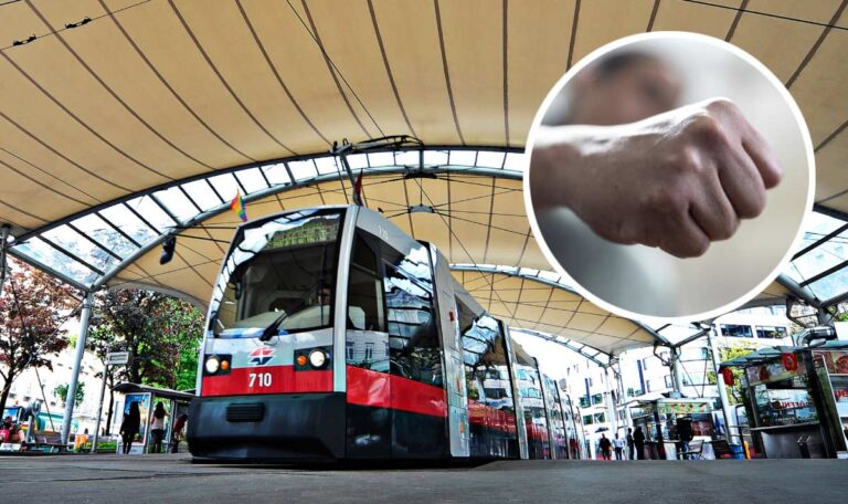 Unbekannter schlägt Frau mehrfach in Wiener Straßenbahn ins Gesicht