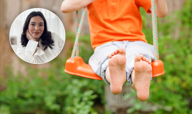 Schaden nackte Füße unseren Kindern?