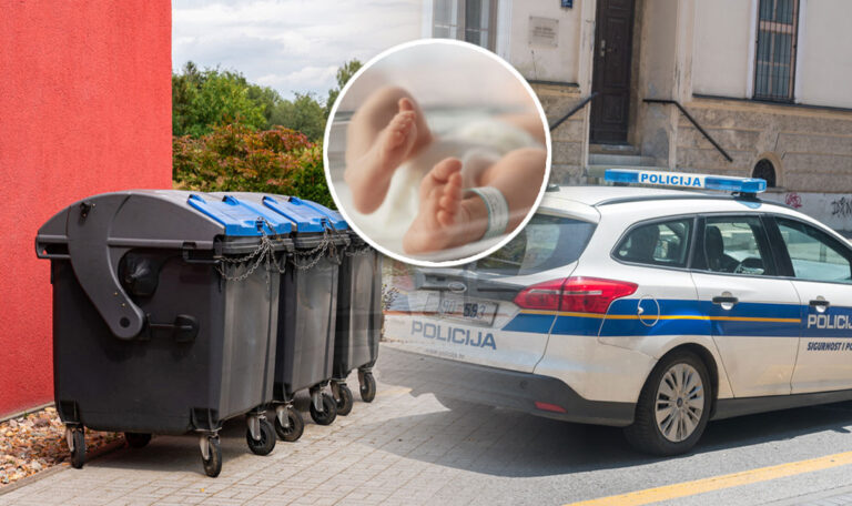 Blutüberströmt: Baby in Müllcontainer gefunden