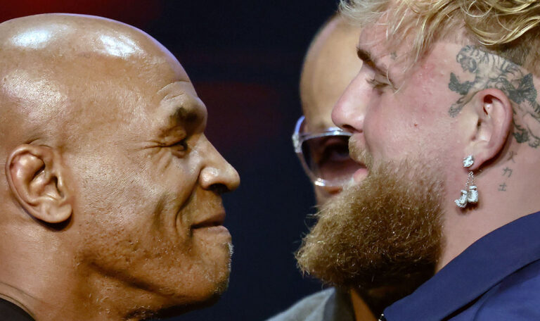 Heftiger Showdown: Tyson attackiert Paul im Face-Off (VIDEO)