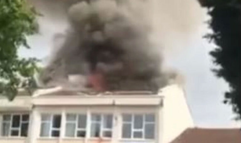 Abschlussfeier endet in Flammen: Schüler setzen Schule in Brand! (VIDEO)