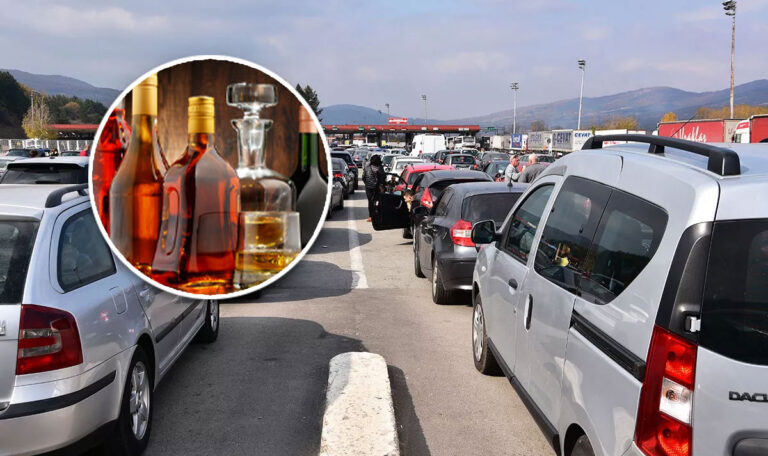 Mann schmuggelt 135 Liter Alkohol in Shampoo- & Milchflaschen