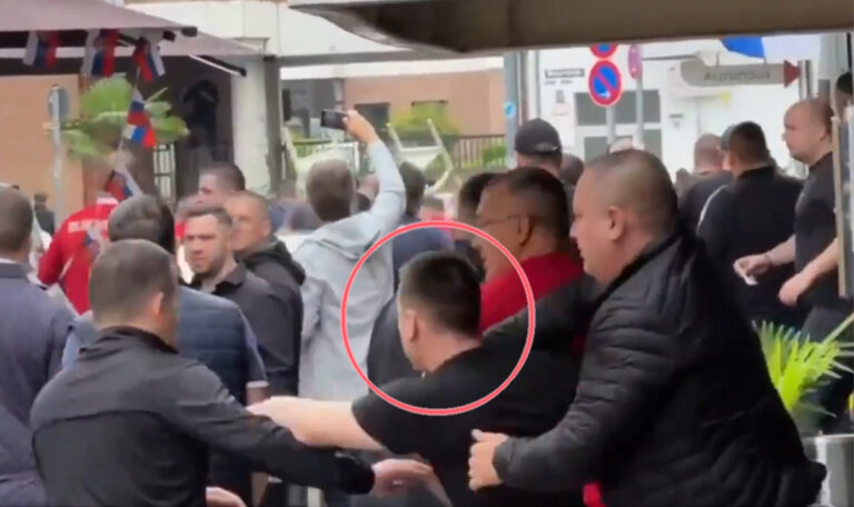 Präsidentensohn Danilo Vucic wollte bei Schlägerei mitmachen (VIDEO)