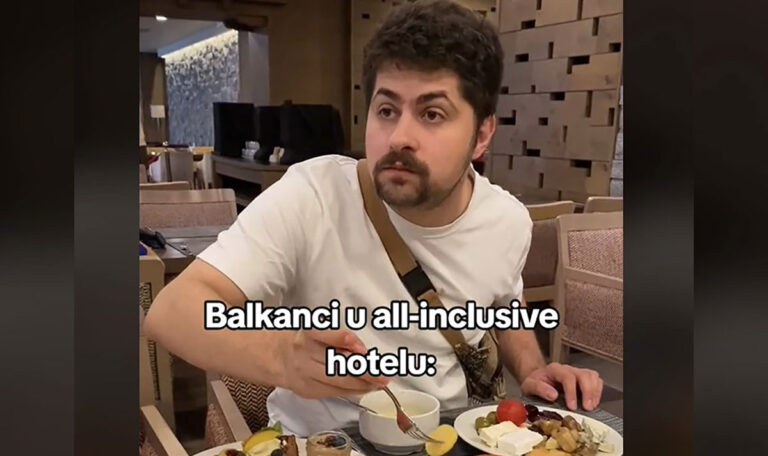 Influencer zeigt, wie sich Balkaner in all-inclusive Hotels benehmen (VIDEO)