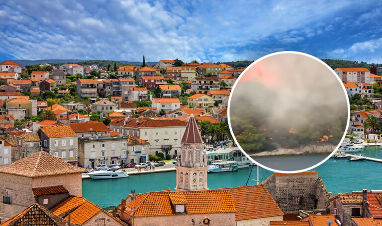 Waldbrand in Trogir (Kroatien): Urlaubsparadies in Flammen (VIDEO)