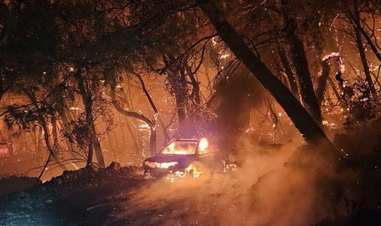 Kroatien: Unkontrollierbare Waldbrände bedrohen Wohngebiete weiterhin (VIDEO)