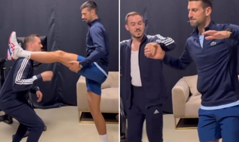 Jugostyle: Balkan Dad trainiert Novak Djokovic