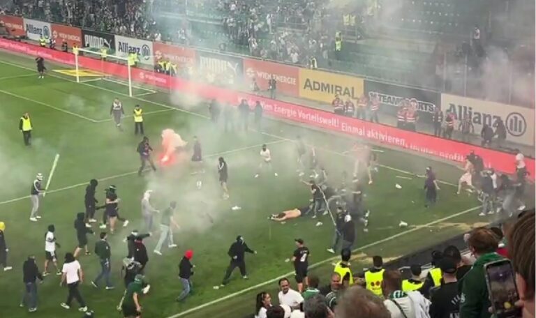 Wiener Derby: Schwere Vorwürfe gegen Polizei (VIDEO)