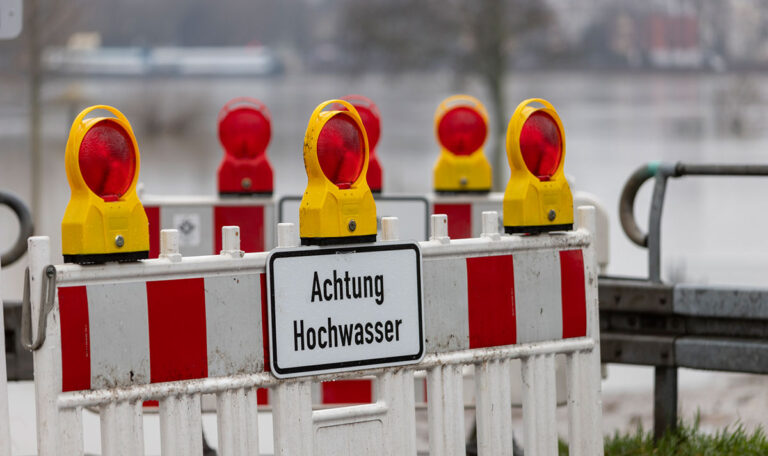Hochwassersammelbecken in Wien erreicht Kapazität