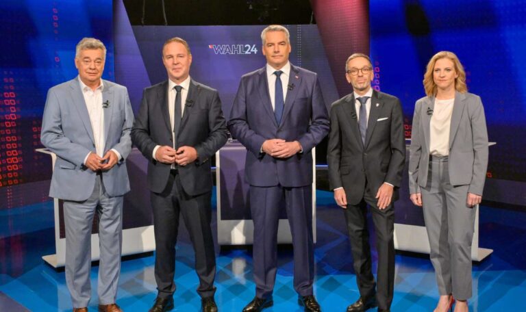 Letzter Schlagabtausch der Spitzenkandidaten vor der Nationalratswahl