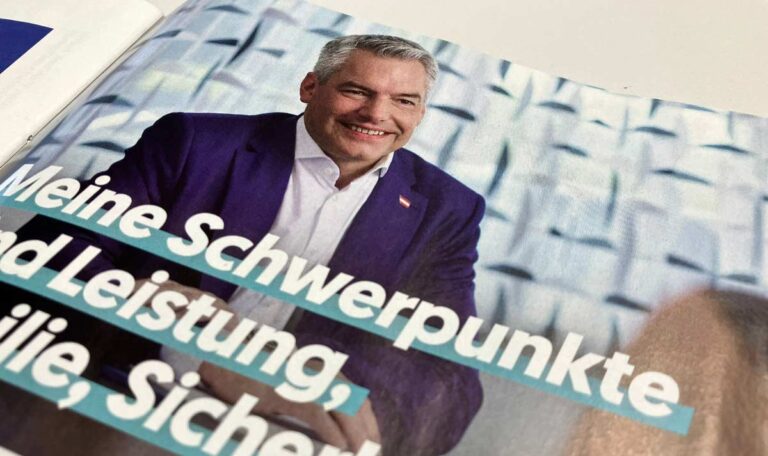 Nehammer: Spitzenreiter der Berichterstattung im Wahlkampf