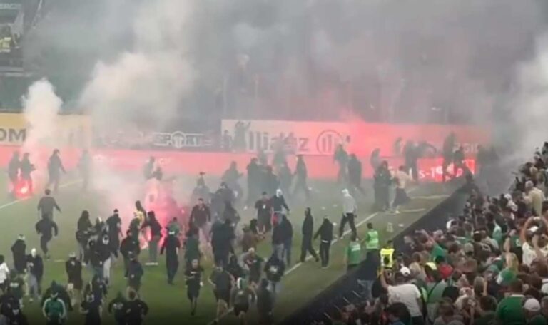 Harte Konsequenzen für Rapid nach Skandalspiel