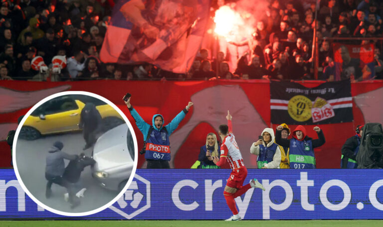 Vfb Stuttgart geht in Serbien ohne Hooligans unter (VIDEOS)