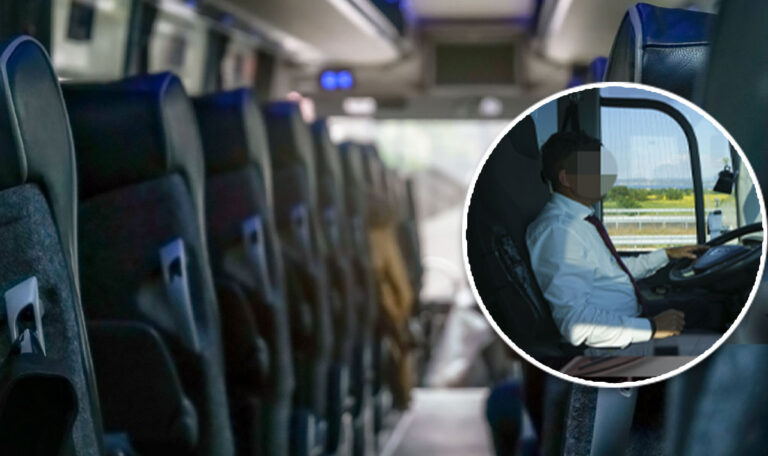Mitten ins Gesicht: Balkan-Busfahrer wird von Fahrgast gebissen