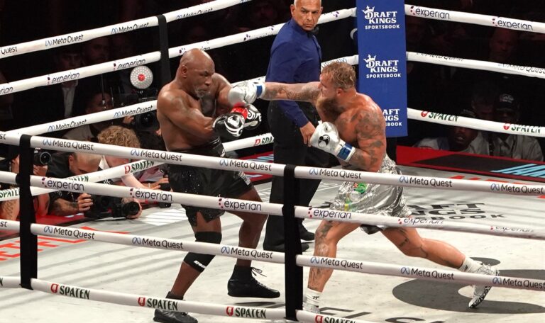 Unerwartete Aktion beendet den Kampf Tyson vs. Paul (VIDEO)