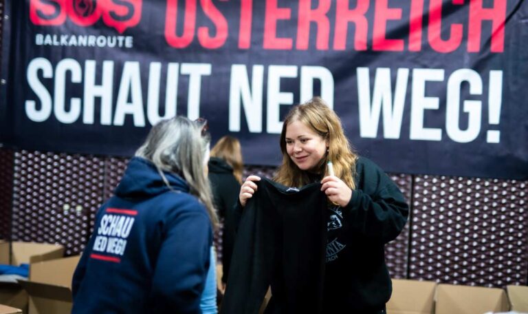 SOS Balkanroute ruft zur Spendenaktion am Sonntag in Wien auf